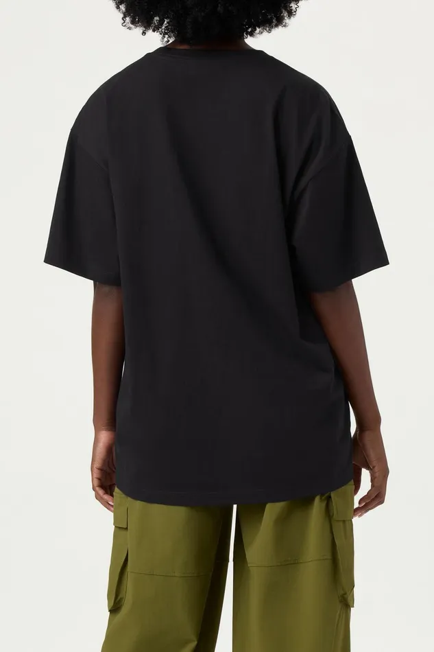 Tops and TShirts Women Fila Classic Relaxed Tee 001 Black Tops and TShirts Women Fila Classic Relaxed Tee 001 Black