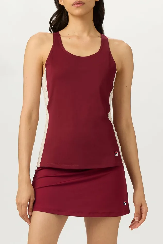 Tops and TShirts Women Fila Performance Iconic Racerback Tank 948 Cabernetangora Tops and TShirts Women Fila Performance Iconic Racerback Tank 948 Cabernetangora