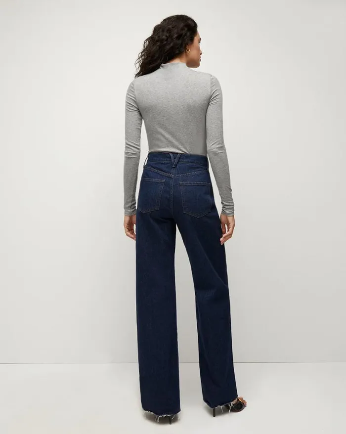 Tops and Tees Shop Veronica Beard Theresa Ruched Turtleneck Black