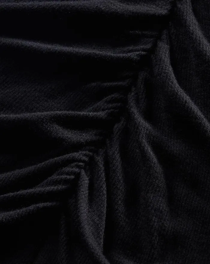 Tops and Tees Shop Veronica Beard Theresa Ruched Turtleneck Black