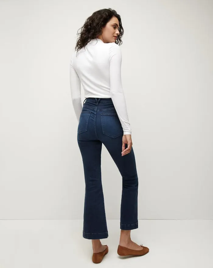 Tops and Tees Shop Veronica Beard Theresa Ruched Turtleneck Black