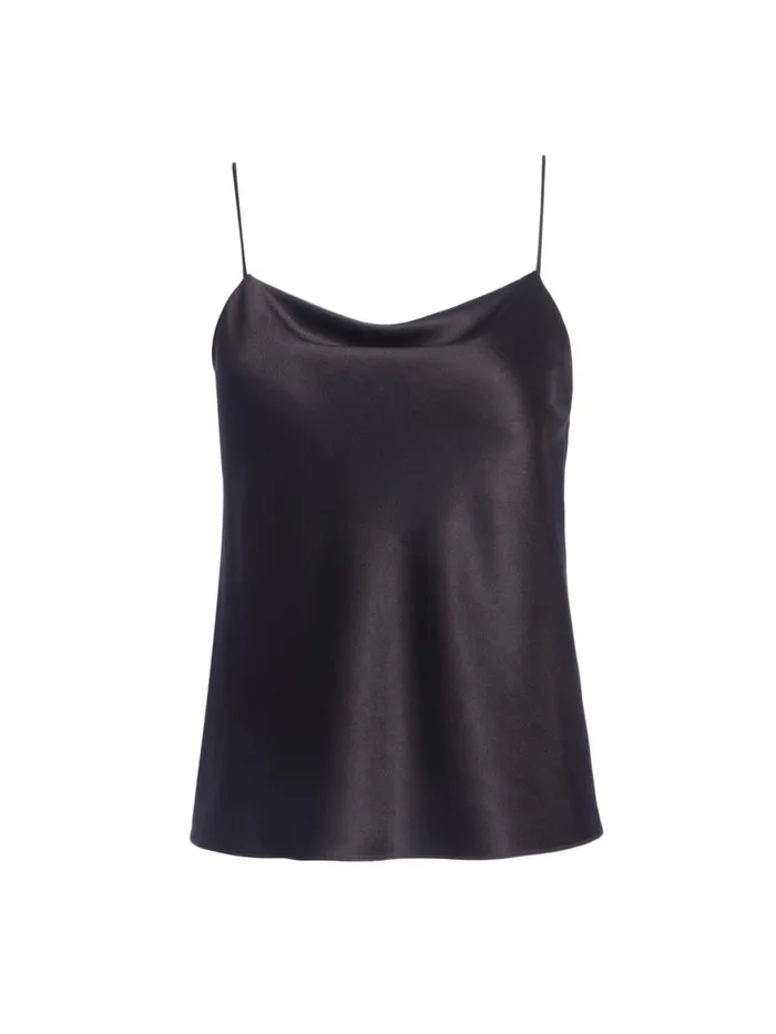Tops Women Alice Olivia HARMON DRAPEY SLIP TANK Almond