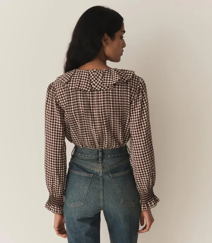 Tops Women DEN Hardy Top Delphine Plaid Tops Women DEN Hardy Top Delphine Plaid