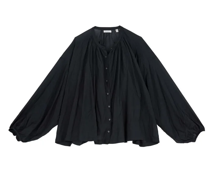 Tops Women DEN The Jane Blouse Black Tops Women DEN The Jane Blouse Black