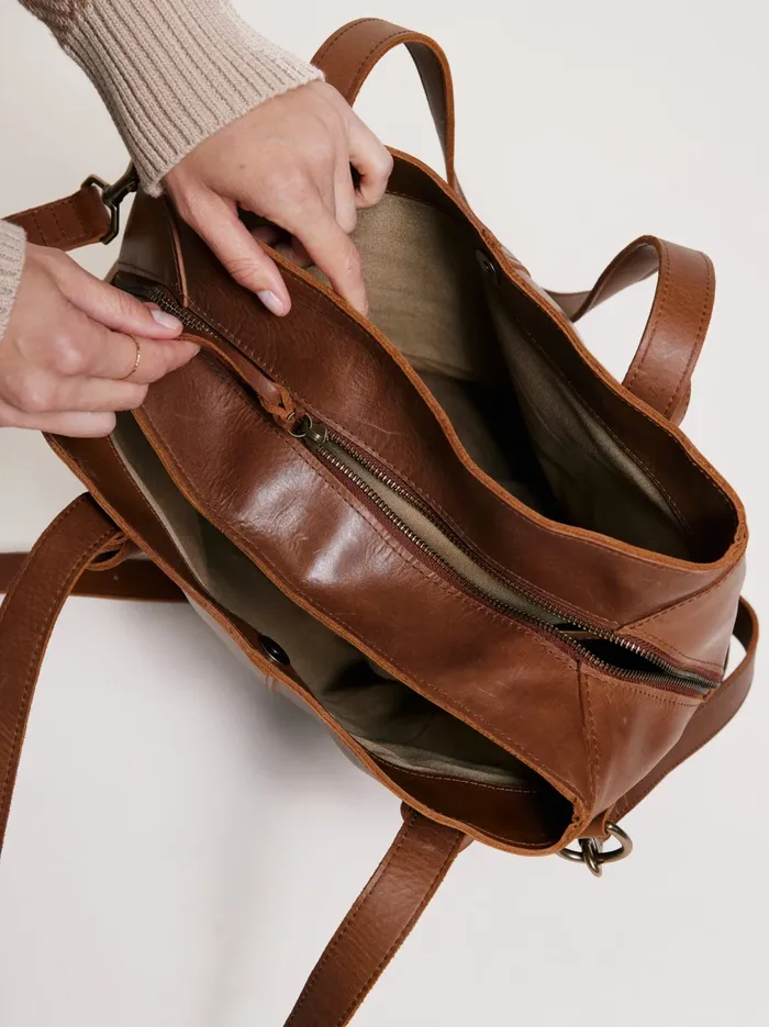 Totes and Shoulder Bags Rachel Utility Crossbody Cognac 8211 Able Women