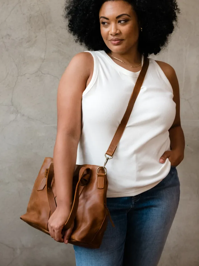 Totes and Shoulder Bags Rachel Utility Crossbody Cognac 8211 Able Women