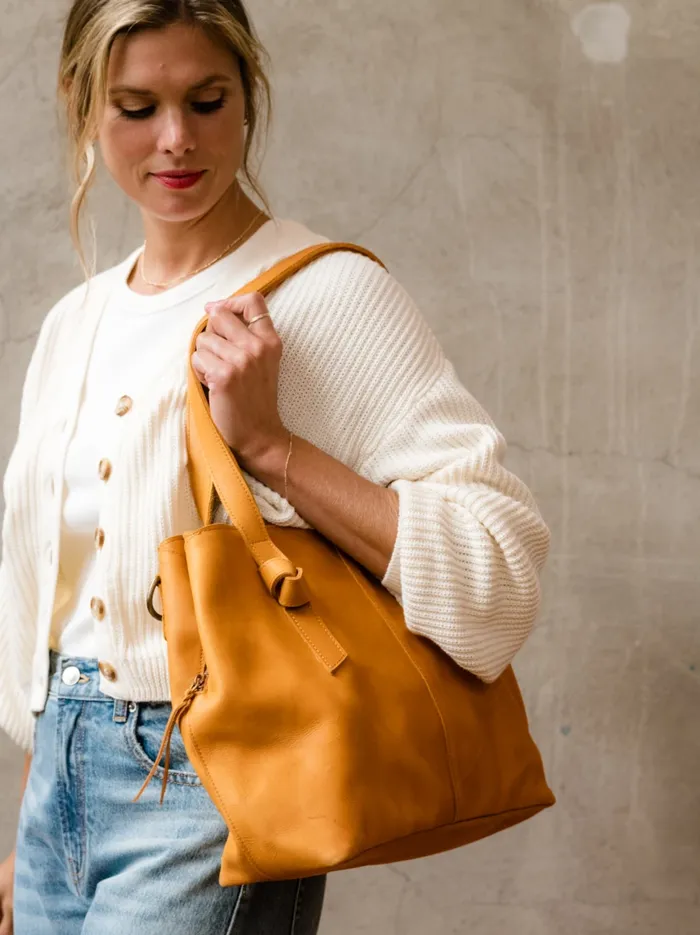 Totes and Shoulder Bags Rachel Utility Crossbody Cognac 8211 Able Women