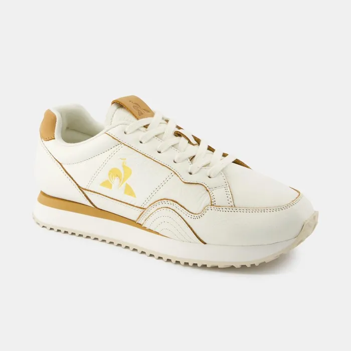 Trainers And Sneakers Men Le Coq Sportif Shoes JET STAR2 PREMIUM LEATHER Marshmallow Meerkat Trainers And Sneakers Men Le Coq Sportif Shoes JET STAR2 PREMIUM LEATHER Marshmallow Meerkat