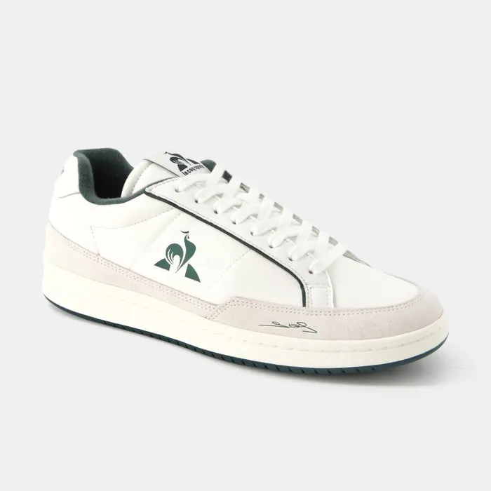 Trainers And Sneakers Men Le Coq Sportif Shoes NOAH2 RIPSTOP Optical White Trekking Green Trainers And Sneakers Men Le Coq Sportif Shoes NOAH2 RIPSTOP Optical White Trekking Green