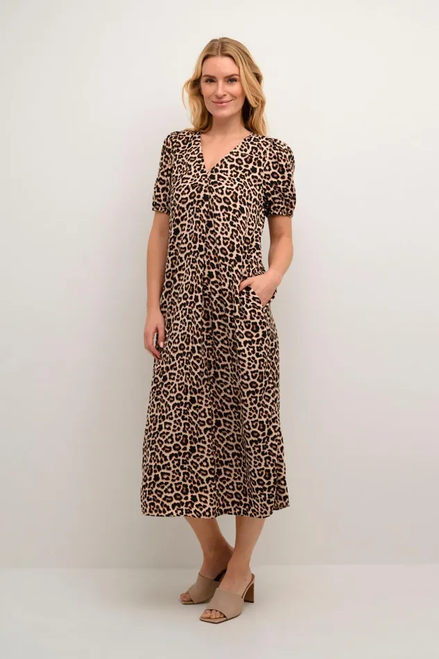 Trending Leopard Women CULTURE CUbesti Leopard Dress