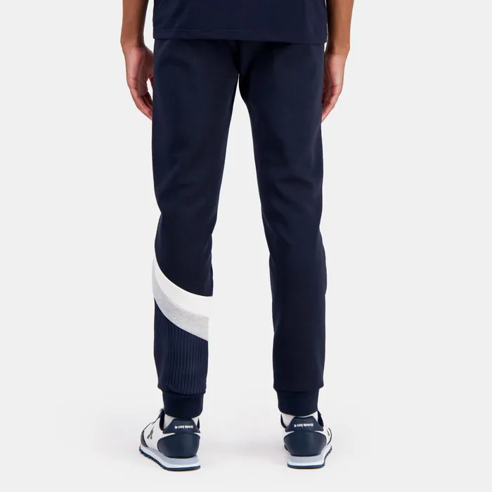 Trousers And Joggers Men Le Coq Sportif Hritage Pantalon Slim Bleu Marine Homme