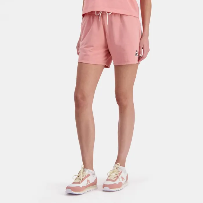 Trousers Joggers And Shorts Women Le Coq Sportif Essentiels Short Femme Rosette Trousers Joggers And Shorts Women Le Coq Sportif Essentiels Short Femme Rosette