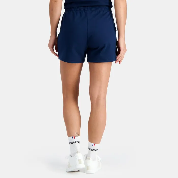 Trousers Joggers And Shorts Women Le Coq Sportif Essentiels Shorts Victory Blue