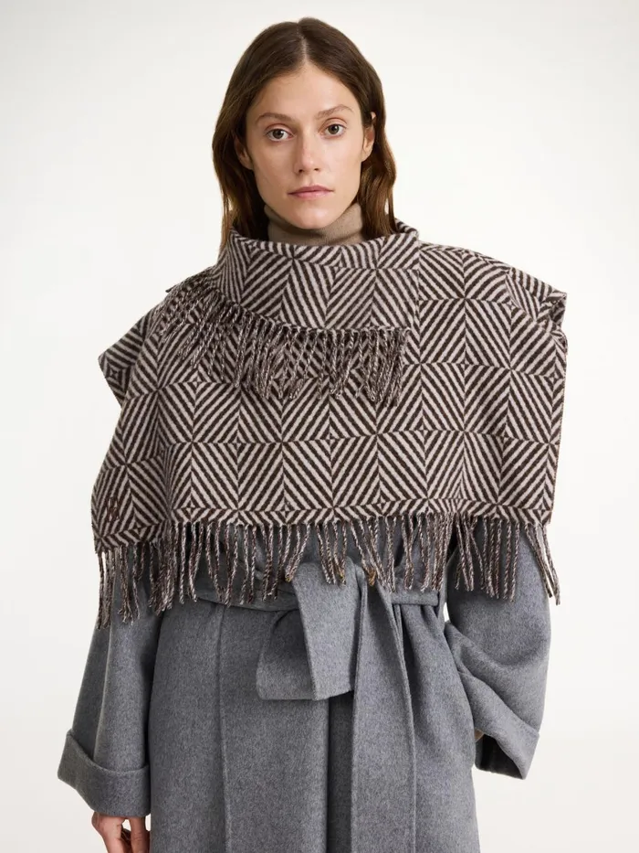 Turtlas Wool Bib Birdeye Women By Malene Birger Scarves