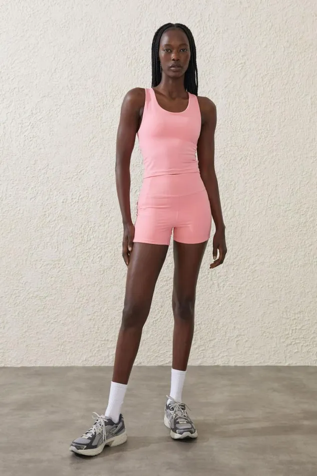 Ultra Luxe Active Tank Petal Pink Women Cotton On Tops