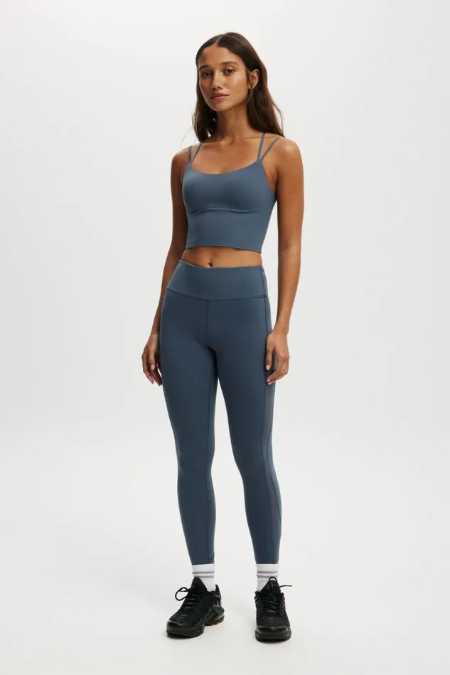 Ultra Luxe Bonded Strappy Back Tank Folkstone Grey Women Cotton On Tops