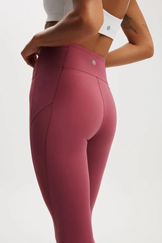 Ultra Luxe Mesh Panel 78 Tight Dry Rose Mesh Women Cotton On Pants