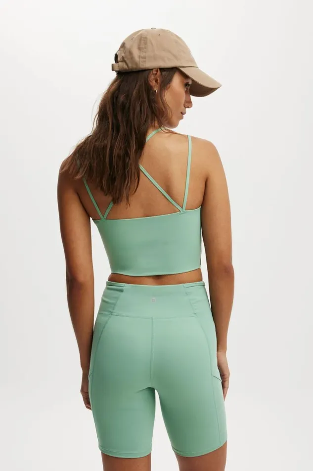Ultra Luxe Mesh Pocket Bike Short Malachite Green Women Cotton On Shorts