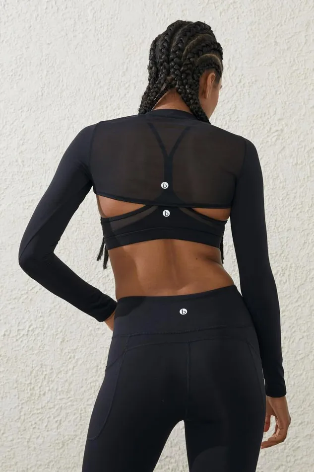Ultra Luxe Mesh Shrug Black Women Cotton On Tops
