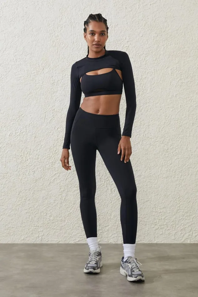 Ultra Luxe Mesh Shrug Black Women Cotton On Tops