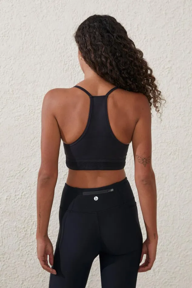 Ultra Soft Elastic Hem Crop Black Women Cotton On Tops