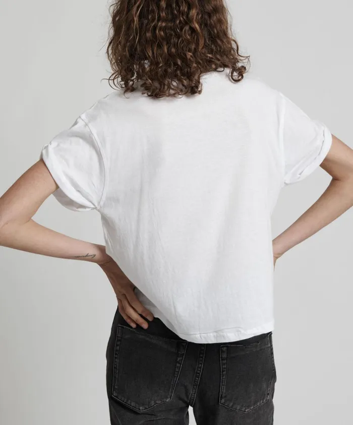 UPSIZED REBEL POCKET TEE Women One Teaspoon Basic Tees