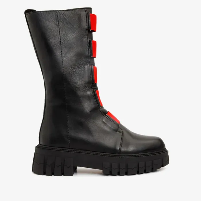 Vinci Leather Boots and Booties The Mardin Black Leather Boot 8211 Women