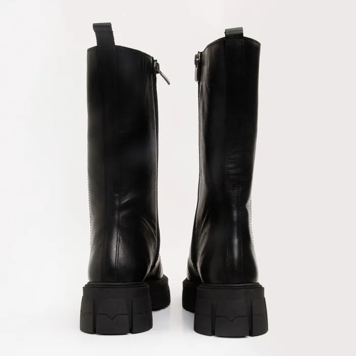 Vinci Leather Boots and Booties The Mardin Black Leather Boot 8211 Women