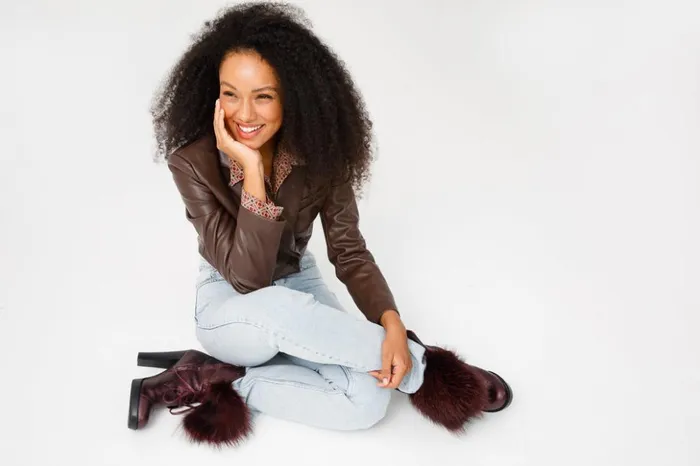 Vinci Leather Boots and Booties The Melo Burgundy Leather Natural Mid Calf Platform Heel Boot 8211 Women