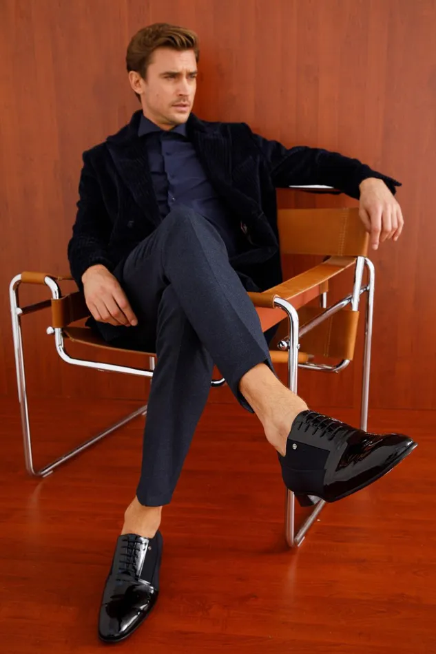Vinci Leather Dress Shoes The Colombo Black Cap Toe Oxford Shoe 8211 Men