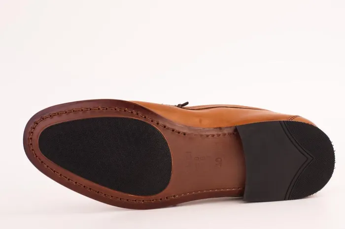 Vinci Leather Dress Shoes The Eregli Tan Leather Penny Loafer Shoe 8211 Men