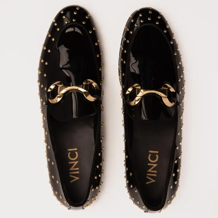 Vinci Leather Dress Shoes The Jupiter Shoe Black Spike Leather Bit Dress Loafer Limited Edition Shoe 8211 Men