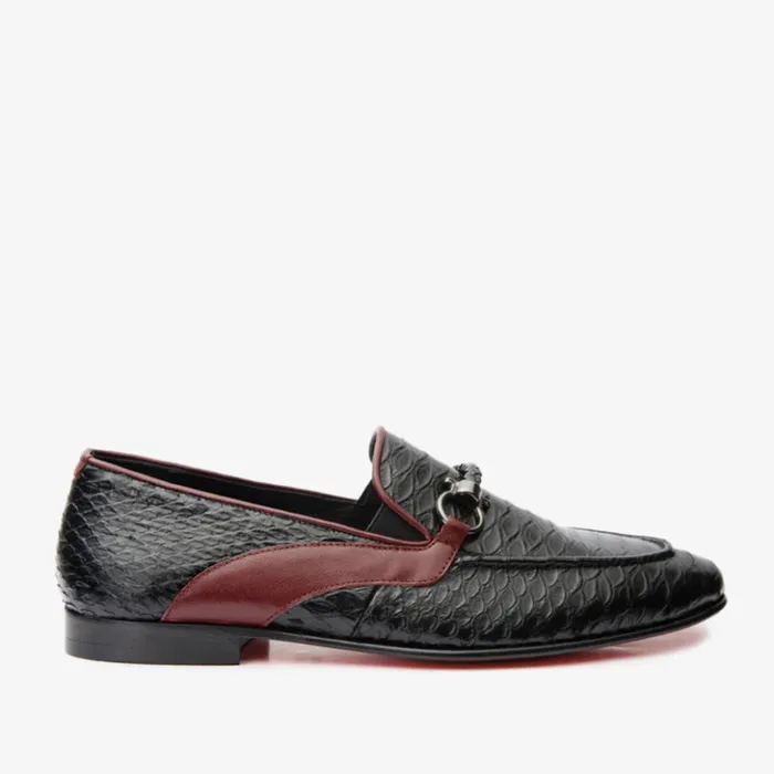 Vinci Leather Dress Shoes The Milano Black Shoe Bit Loafer Shoe 8211 Men