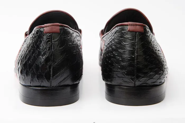 Vinci Leather Dress Shoes The Milano Black Shoe Bit Loafer Shoe 8211 Men