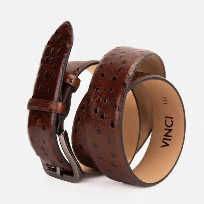 Vinci Leather Leather Belts The Johannesburg Brown Leather Belt 8211 Men