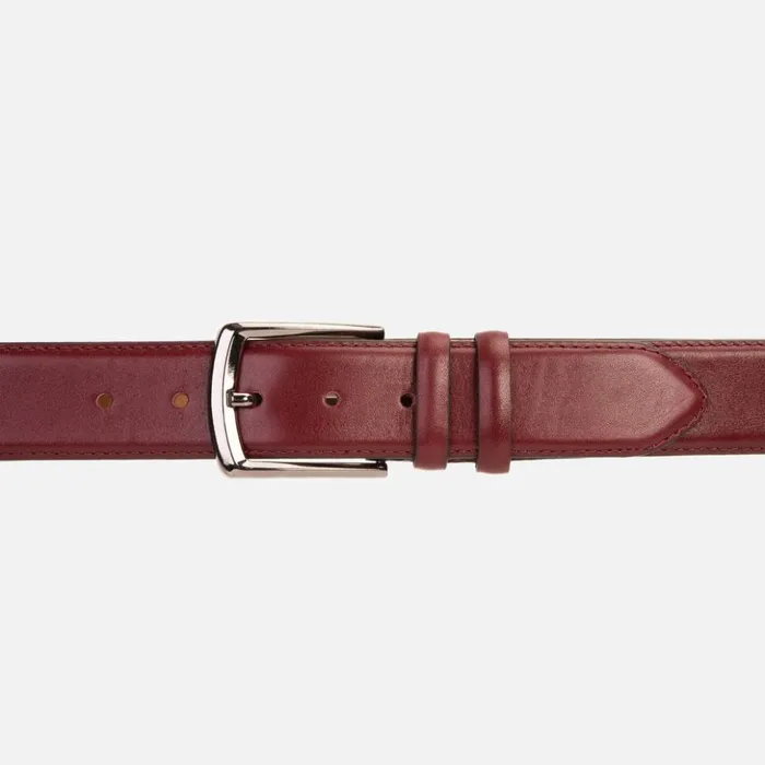 Vinci Leather Leather Belts The Royal Hand Craft Burgundy Leather Belt 8211 Men