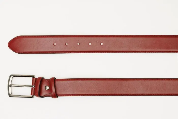 Vinci Leather Leather Belts The Royal Hand Craft Burgundy Leather Belt 8211 Men