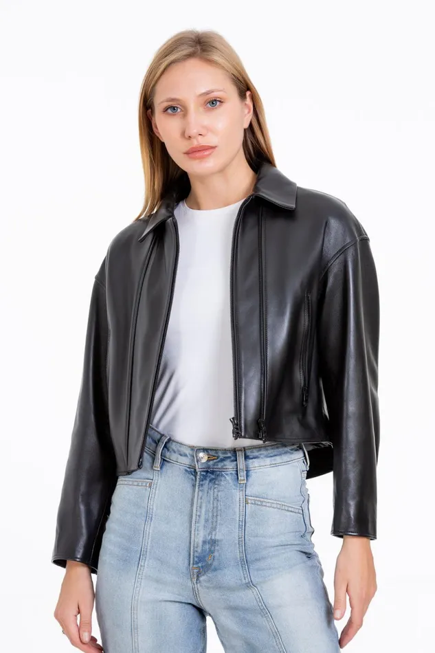 Vinci Leather Leather Jackets The Dennistoun Leather BlackJacket 8211 Women