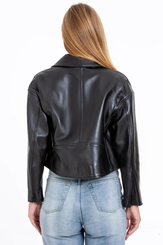 Vinci Leather Leather Jackets The Dennistoun Leather BlackJacket 8211 Women