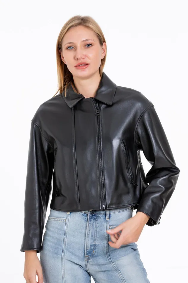 Vinci Leather Leather Jackets The Dennistoun Leather BlackJacket 8211 Women