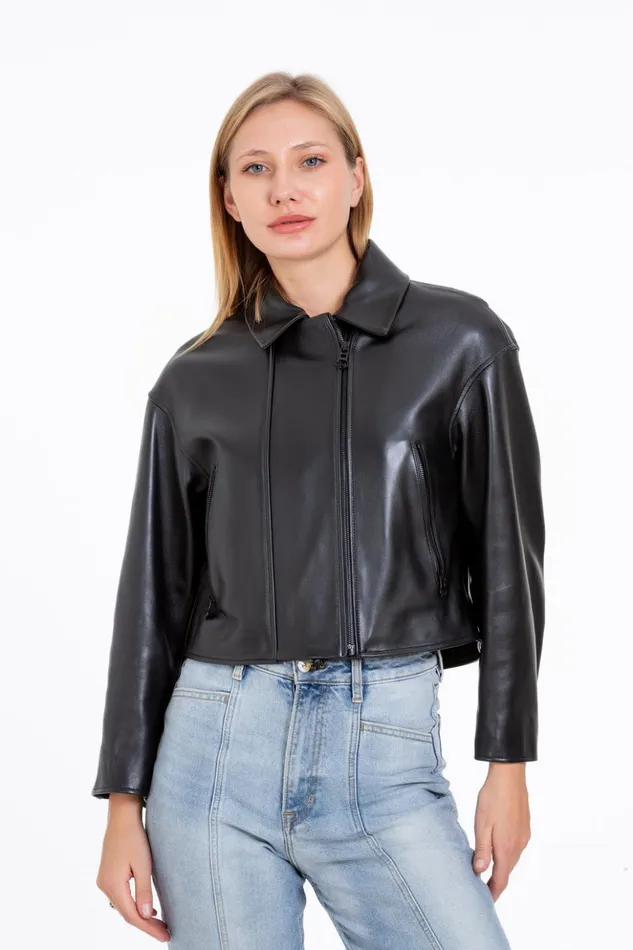 Vinci Leather Leather Jackets The Dennistoun Leather BlackJacket 8211 Women