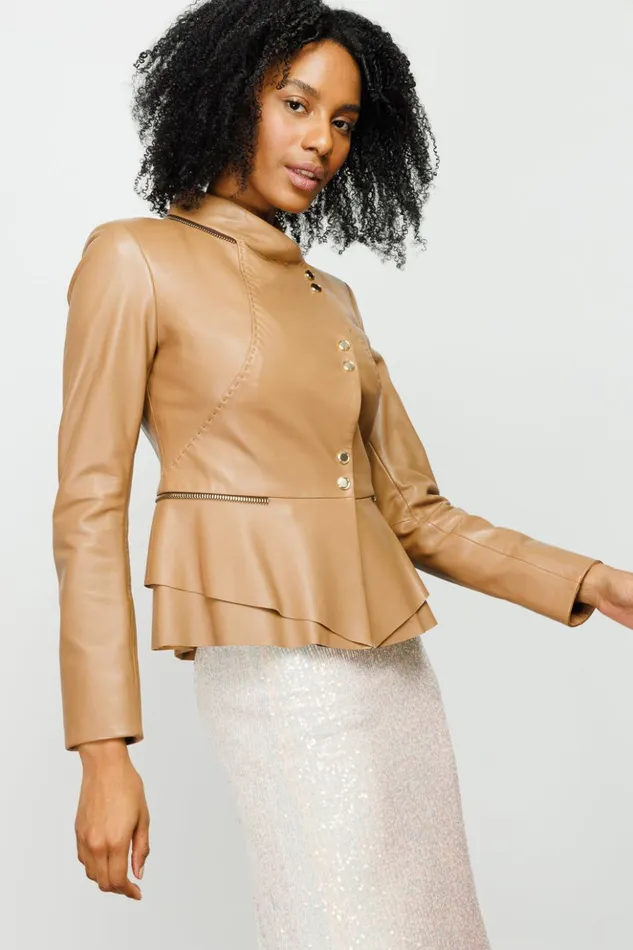 Vinci Leather Leather Jackets The Olmetti Tan Leather Jacket 8211 Women