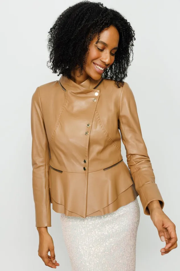 Vinci Leather Leather Jackets The Olmetti Tan Leather Jacket 8211 Women