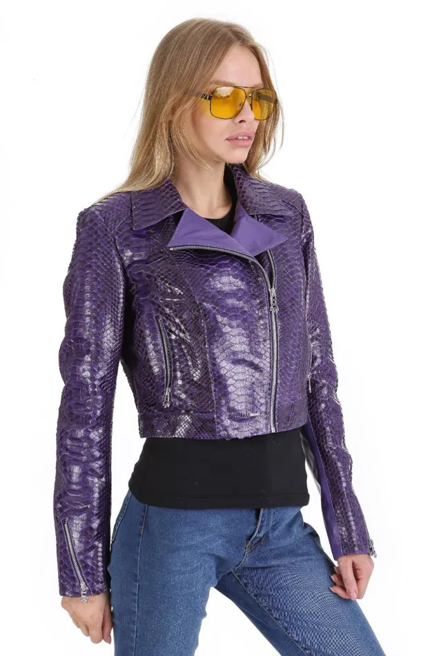 Vinci Leather Leather Jackets The Rubert Purble Pyht Leather Jacket 8211 Women