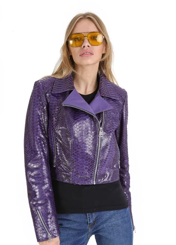 Vinci Leather Leather Jackets The Rubert Purble Pyht Leather Jacket 8211 Women