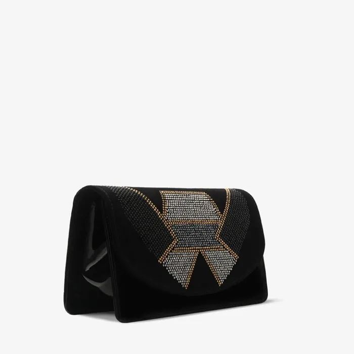 Vinci Leather Sandals The Magnolia Black Glitter Leather Handbag 8211 Women
