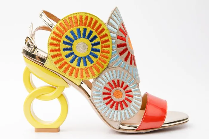Vinci Leather Sandals The Parama Yellow Leather Ankle Strap Sandal 8211 Women