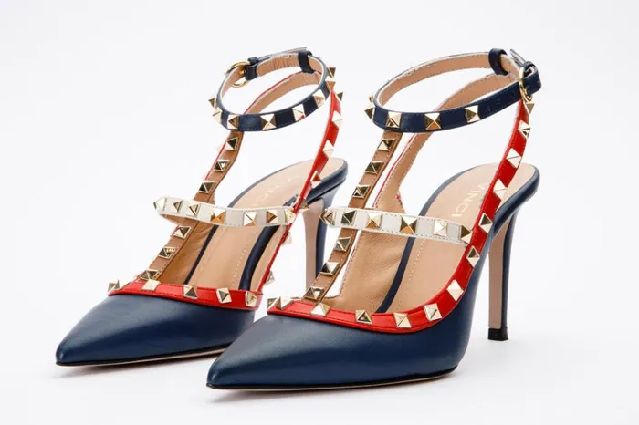 Vinci Leather Sandals The Sogi Navy Blue Leather Slingback Sandal 8211 Women