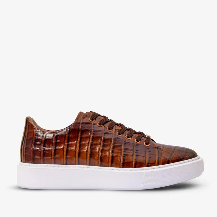 Vinci Leather Sneakers The Dublin Tan Leather Sneaker 8211 Men