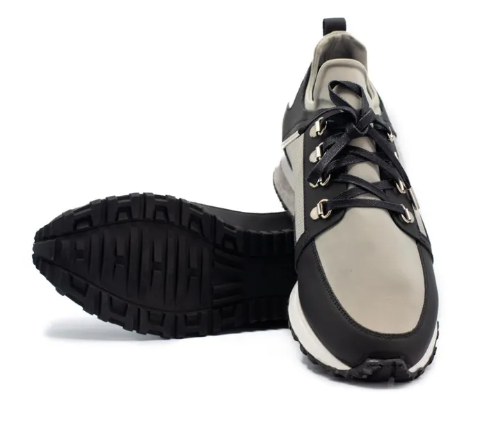 Vinci Leather Sneakers The Emir Grey Leather Sneaker 8211 Men